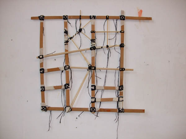 draadfirguur, 2008, assemblage, 35 x 40 cm